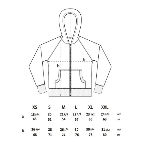 Recycled zip-up hoodie unisex - Image 6